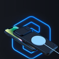 Nillkin Textured S Case iPhone 14 Pro Max soomustatud kate koos kaamerakattega tumeroheline