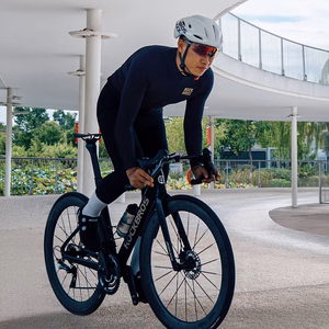 Rockbros YDWT020 Diamond cycling jersey spring/autumn/winter size XXXL - black
