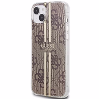 GUESS ümbris jaoks IPHONE 15 Plus GUHCP15MH4PSEGW (4G kuldne Stripe) brown