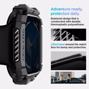 Spigen Rugged Armor Ümbris jaoks Apple Watch 10 (42mm) - must