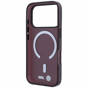 BMW M IML Frosted Metal Logo & Trims MagSafe ümbris mudelile iPhone 17 Pro / 18 Pro – bordoopunane