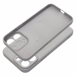 SILICONE MAG ÜMBRIS compatible with MagSafe jaoks IPHONE 15 Pro Max hall titanium