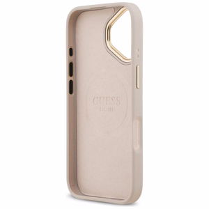 Guess 4G Logo Plate MagSafe Ümbris jaoks iPhone 17 - Roosa