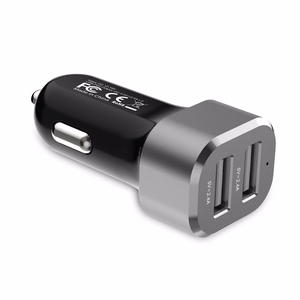 Crong Power 24 W autolaadija 2 USB-A pordiga, 2.4 A, alumiiniumist