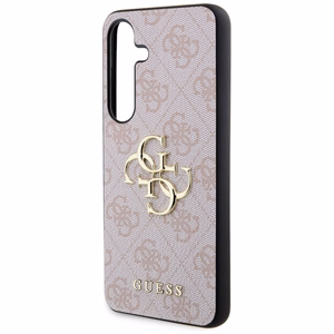 Guess 4G Big Metal Logo Ümbris jaoks Samsung Galaxy S24 - roosa