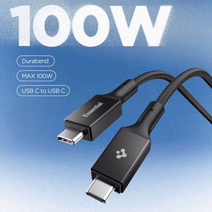Spigen EB10010CC 100W 100 cm Cable - Black