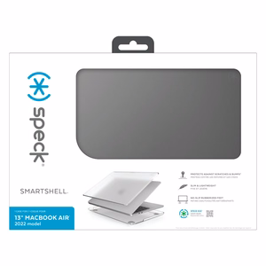 Speck SmartShell ümbris seadmele MacBook Air 13.6" (M5 / M4 / M3 / M2, 2026–2022), Obsidian värvitoonis