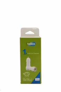Autolaadija Tellos C109 USB-pistikuga 1A valge