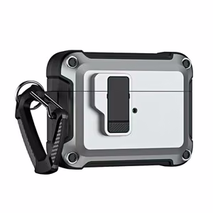Airpods 4 Pro Armor Ümbris with Carabiner - hall