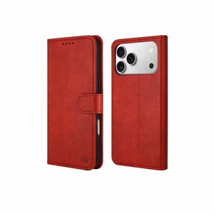 HDD Clasp Кошелёк Чехол Apple iPhone 12 12 Pro красный