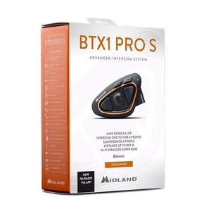 Mootorratta intercom Midland BTX1 PRO S-SINGLE