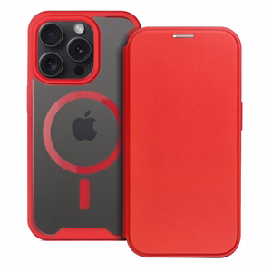 SMART MAG Kaaned Ümbris compatible with MagSafe jaoks IPHONE 15 Pro punane