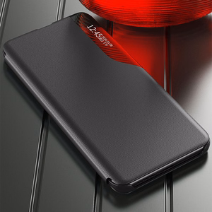 Чехол-книжка Eco Leather View элегантный с функцией подставки Poco M4 Pro 5G чёрный