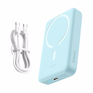 Akupank mini Baseus 10000mAh, USB-C 30W sinine