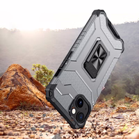 Crystal Ring Case Kickstand Tough Rugged Cover for iPhone 13 mini must
