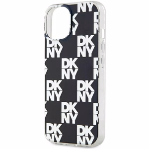 DKNY IML Checkered Mono Pattern ümbris jaoks iPhone 15 Plus / 14 Plus - must