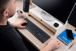 Savio KB-02 klaviatuur kodu/kontor USB QWERTY must