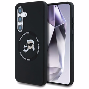 Karl Lagerfeld Silicone Double Heads And Circle MagSafe Samsung Galaxy S25 Plus ümbris must