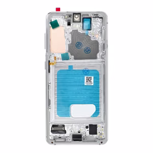 LCD Display jaoks SAMSUNG S21 5G valge SOFT OLED with frame