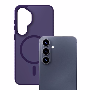 Samsung Galaxy S26+ – 3mk Smoke MagCase lilla telefoniümbris
