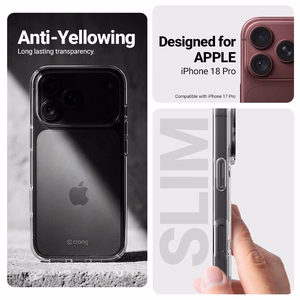 Crong Clear Cover läbipaistev ümbris iPhone 18 Pro / 17 Pro mudelile