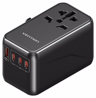 Vention adapter 100W laadijaga 1xUSB-A 3xUSB-C