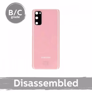 Tagakaas ühilduv Samsung G980 S20 / Cloud roosa / kaameraläätse ja 100% originaal (8/10 lahtivõetud)