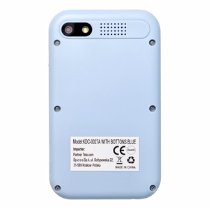 Mängukonsool lastele IPS-ekraaniga 2,4" nuppudega KDC-0027A sinine