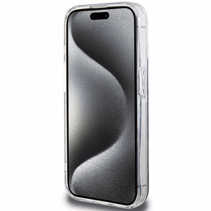Guess IML GCube MagSafe case for iPhone 15 Pro Max - black
