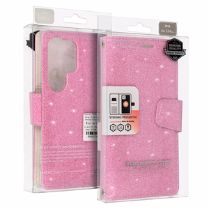 Glitter Magsafe Kaaned Ümbris jaoks Samsung Galaxy S23 Plus roosa