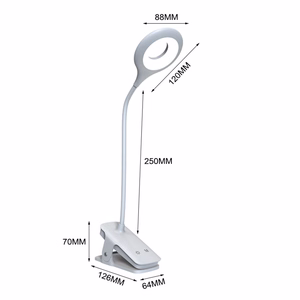 Mini Wozinsky Juhtmevaba LED Reading Lamp koos Klamber + USB-C Kaabel - valge