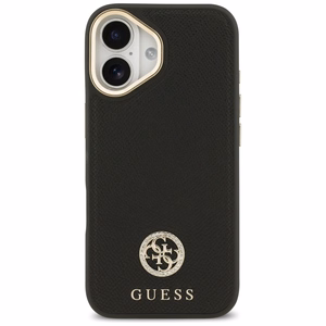 Guess Grained Strass Logo MagSafe ümbris jaoks iPhone 17 - must