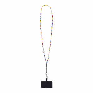 PIXIE Phone lanyard, Phone pendant / cord length 68cm (34cm in the loop) / on neck - beads