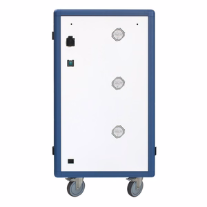 Techly Ventilated laadimis Station Trolley 30 Notebook või Smartphone must/hall
