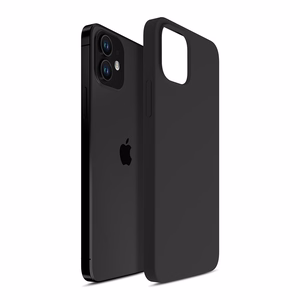 3mk Silicone Case для iPhone 12 mini - чёрный