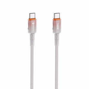 Kaabel USB C to USB C Forcell F-Energy QC4.0 PD 5A 100W Gradient 1 m C357 valge
