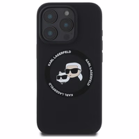 Karl Lagerfeld KLHMP16XSKCHTCK iPhone 16 Pro Max 6.9" must/must hardcase Silicone Karl&Choupette Heads MagSafe