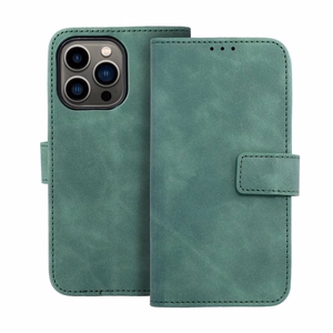 Чехол-книжка для iPhone 13 Tender Book зелёный