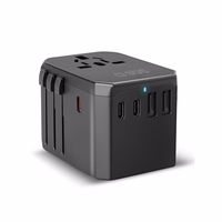 SBS Universal GaN Travel Adapter 70W 3xUSB-C 2xUSB-A with Ümbris - Must
