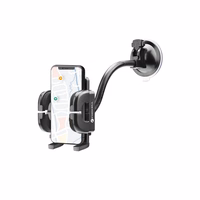 Car phone hoidja Forcell F-Grip Regular 17 cm windshield / dashboard / air vent must