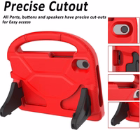 Ümbris Shockproof Kids Samsung X210/X215/X216 Tab A9 Plus 11.0/X230/X235/X236 Tab A11 Plus 11.0 punane