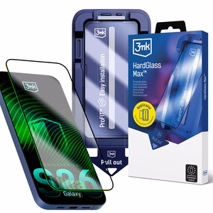 3mk HardGlass Max karastatud klaas Samsung Galaxy S26 Ultra jaoks
