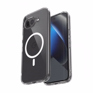 Crong Hybrid Clear Magnetic MagSafe ümbris seadmele Google Pixel 10a, läbipaistev