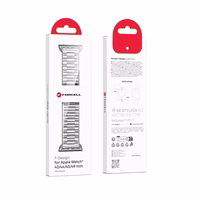 Strap to Apple Watch Forcell F-Design FA10 steel clasp 38 / 40 / 41 mm hõbedane