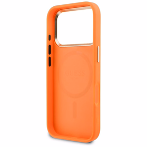 Guess Perforated 4G MagSafe ümbris for iPhone 17 Pro - oranž