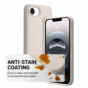 Crong Color Cover Magnetic MagSafe ümbris seadmele iPhone 17e / 16e, kivibeež