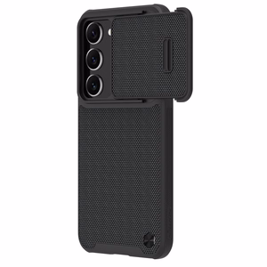 Чехол Nillkin Textured S для Samsung Galaxy S23+ бронированный с защитой камеры чёрный