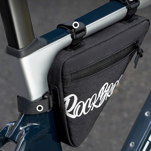 Rockbros G001 Flash Journey kolmnurkne 0,8 l jalgratta raamikott – must