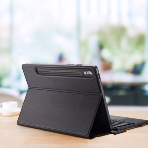 Dux Ducis Bluetooth Keyboard Ümbris (TK Series) jaoks Samsung Tab S9 - must