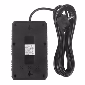 Maclean MCE393 B pikendusjuhe 4 pistikupesa ja 3 USB-pordiga, 110–240 V AC, 50/60 Hz, 2,1 A, max 2500 W, 3 m, must